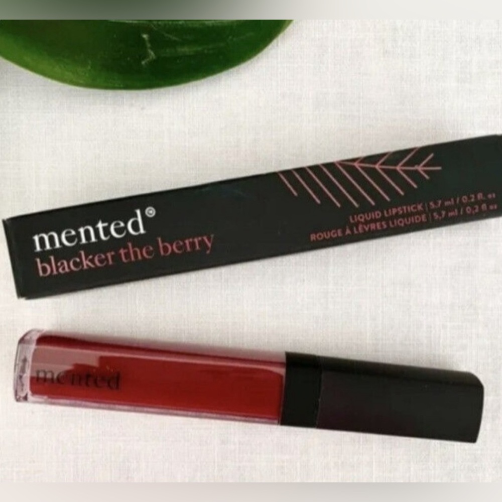 Mented Cosmetics Blacker The Berry Liquid Lipstick NIB 5.7ml/.2oz